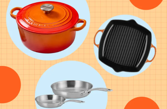 Selected cookware from the Le Creuset Factory to Table sale